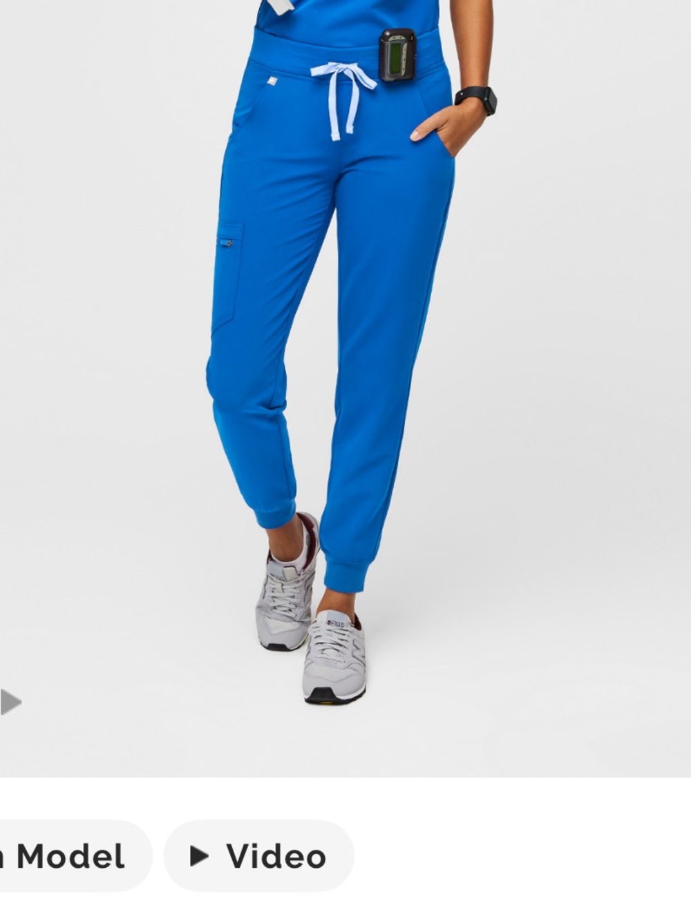 FIGS Women's Royal Blue joggers size small